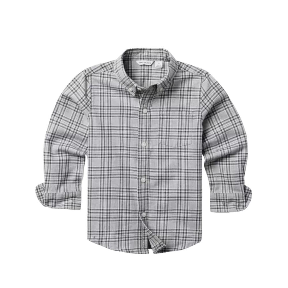 🆕 Janie & Jack NWT Classic Flannel Tartan Shirt. Size 5